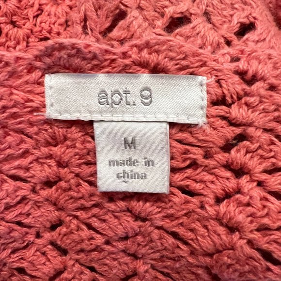 Apt 9 cardigan coral sweater - Picture 3 of 6